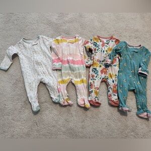Infant girls Cloud Island footies